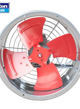 德通FG工业管道式轴流风机大功率排气扇圆筒厨房换气扇SF7G-6