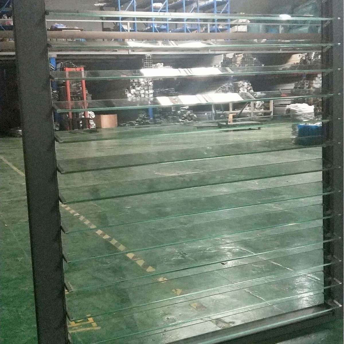 手动玻璃百叶窗 隔音降噪 钢化玻璃 玻璃百叶窗 透气排风