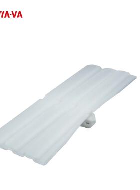 厂家供应295宽平板链转弯输送链板柔性输送配件白色板链E18