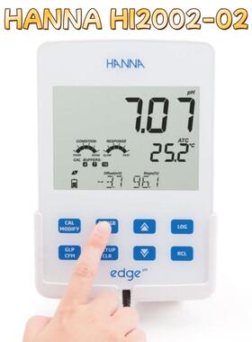意大利哈纳HANNAHI2002-02台式酸度计HI2002PH计水质分析仪