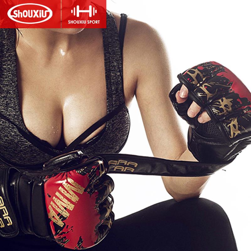 半指拳击手套散打MMA拳击套打沙袋泰拳套格斗UFC拳套成人搏击
