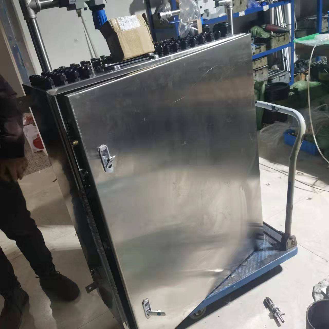 源头工厂承接各种气动控制箱启动控制柜气控箱气动敲击锤控制箱