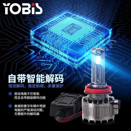 优彼斯跨境新品汽车led大灯汽车灯Q15 3570大功率150W前照灯