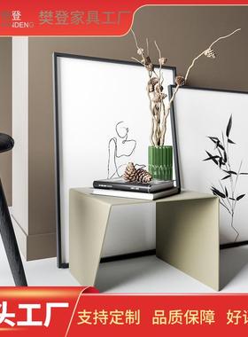 工厂款迷你茶几铁艺小桌子边桌简约现代北欧客厅沙发边几角几