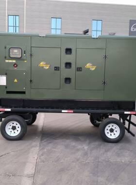 高海拔3500米用350KVA400KVA拖车式柴油发电机组支持严寒加热