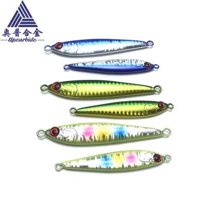 上色现货钨钢铁板钨钢渔坠钨鱼Tungsten jig海钓专用钨合金鱼