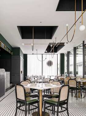 东南亚风格编藤椅铁艺设计师椅奶茶店咖啡厅餐椅 网红店桌椅组合