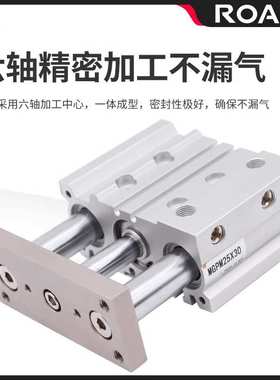 SMC型三轴三杆薄型带导杆气缸MGPM25*25/30/40/50/75/100/125/150