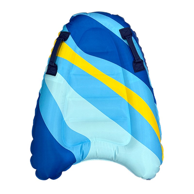 夏季户外玩水便携加厚冲浪趴浮板环保PVC带把手儿童充气滑水板