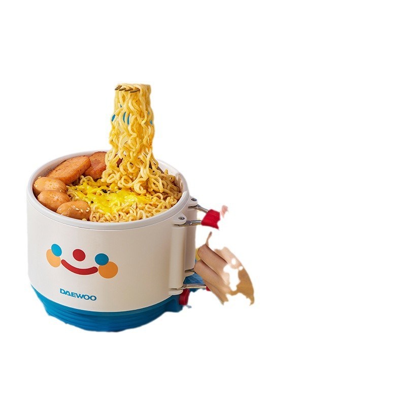 韩国大宇电煮锅s26笑脸锅家用学生宿舍蒸煮一体一人食用小煮锅小