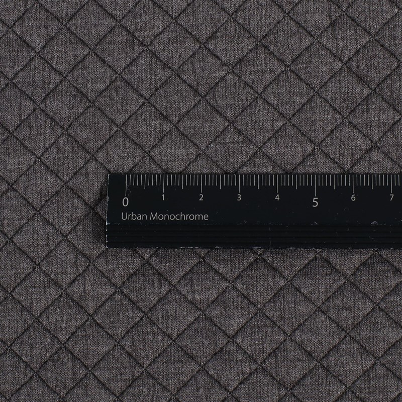 现货酷丝绵空气层菱形格子夹丝布料 针织家居服乳胶枕套布料