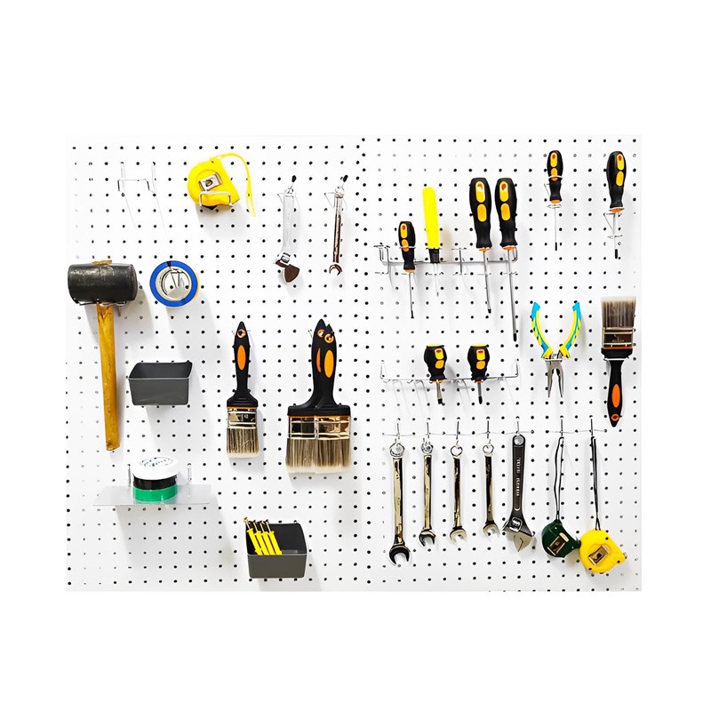 洞洞板挂钩孔距2.5cm50pc套装超市配件置物架金属收纳挂钩套装