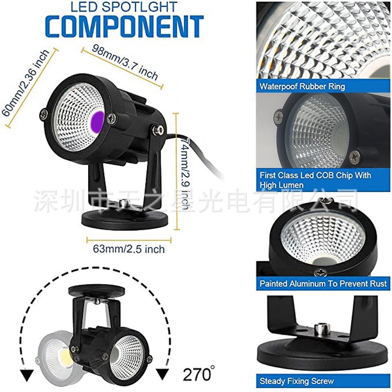 SLA DLP LCD 3D 打印机光敏树脂胶固化灯405nm万圣节鬼屋展览黑灯