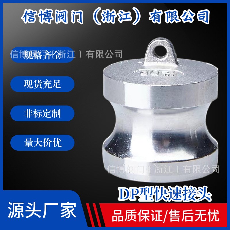 DP型304/316/201不锈钢高压水管密封公堵头接管快速接头