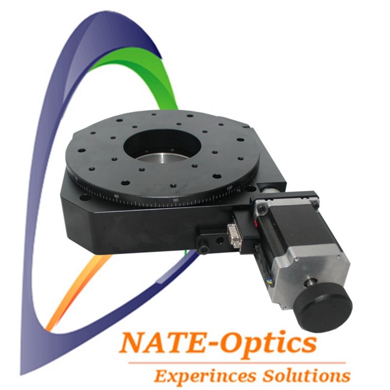 NT03RA200S电动旋转台 精密中空回转台 水平方位工作台光学角位台