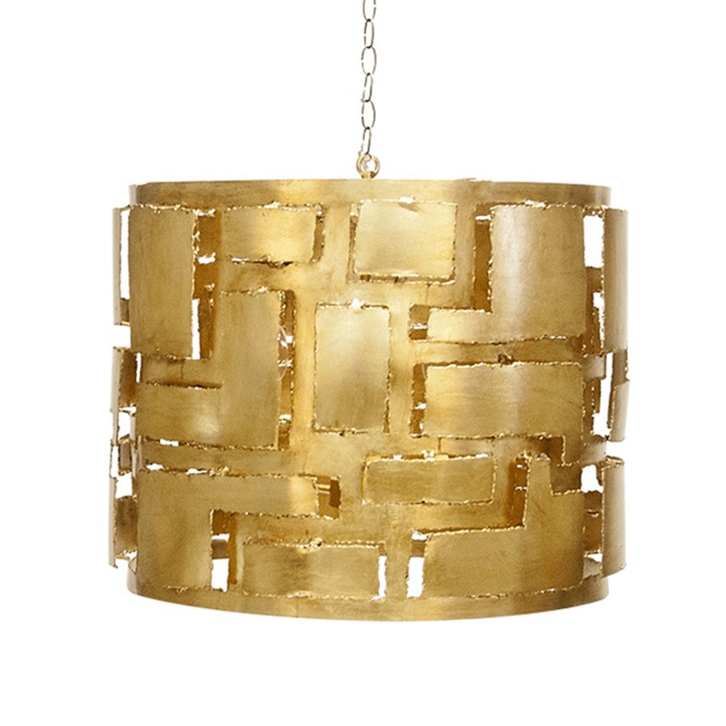 RH美式轻奢复古铁艺吊灯软装设计别墅酒店样板房设计师客厅吊灯