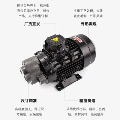 380V三相供电液压齿轮泵CB-B6/B4/B10/B2.5/B16三角机摆线油泵电
