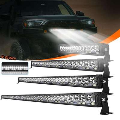 52寸336W长条双排射灯led汽车长条灯越野前杠灯汽车中网