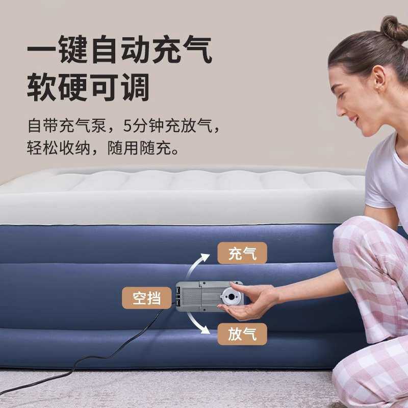 Bestway充气床垫双人家用加大加厚加高气垫床单人户外便携折叠床