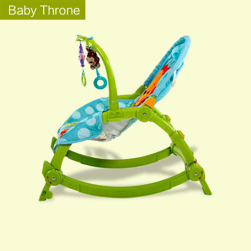 贝登宝baby Throne婴儿多功能轻便电动安抚椅儿童摇摇椅W2811