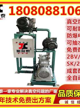 JZJ2B1502B水环真空机组ZJP150罗茨增压泵2BV5121真空泵9.7KW系统
