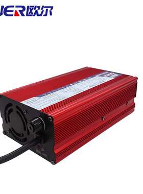 87.6V6A充电器 24S 76.8V磷酸铁锂充电器 接头可选