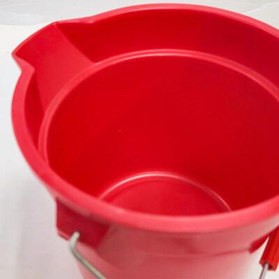 乐柏美FG261400GRAY圆形BRUTE小桶 13.2L灰色9.5L灰色红色