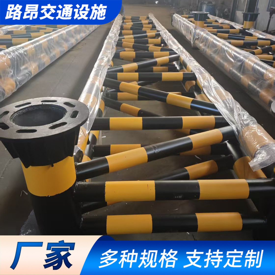 道路限高架公路临时限高杆固定式公路限高杆乡镇小路大车限高杆