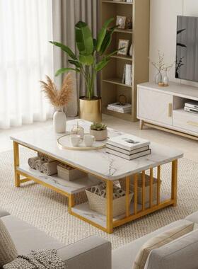 茶几茶桌边几现代小户型简约客厅阳台家用方形出租屋用简易喝茶桌