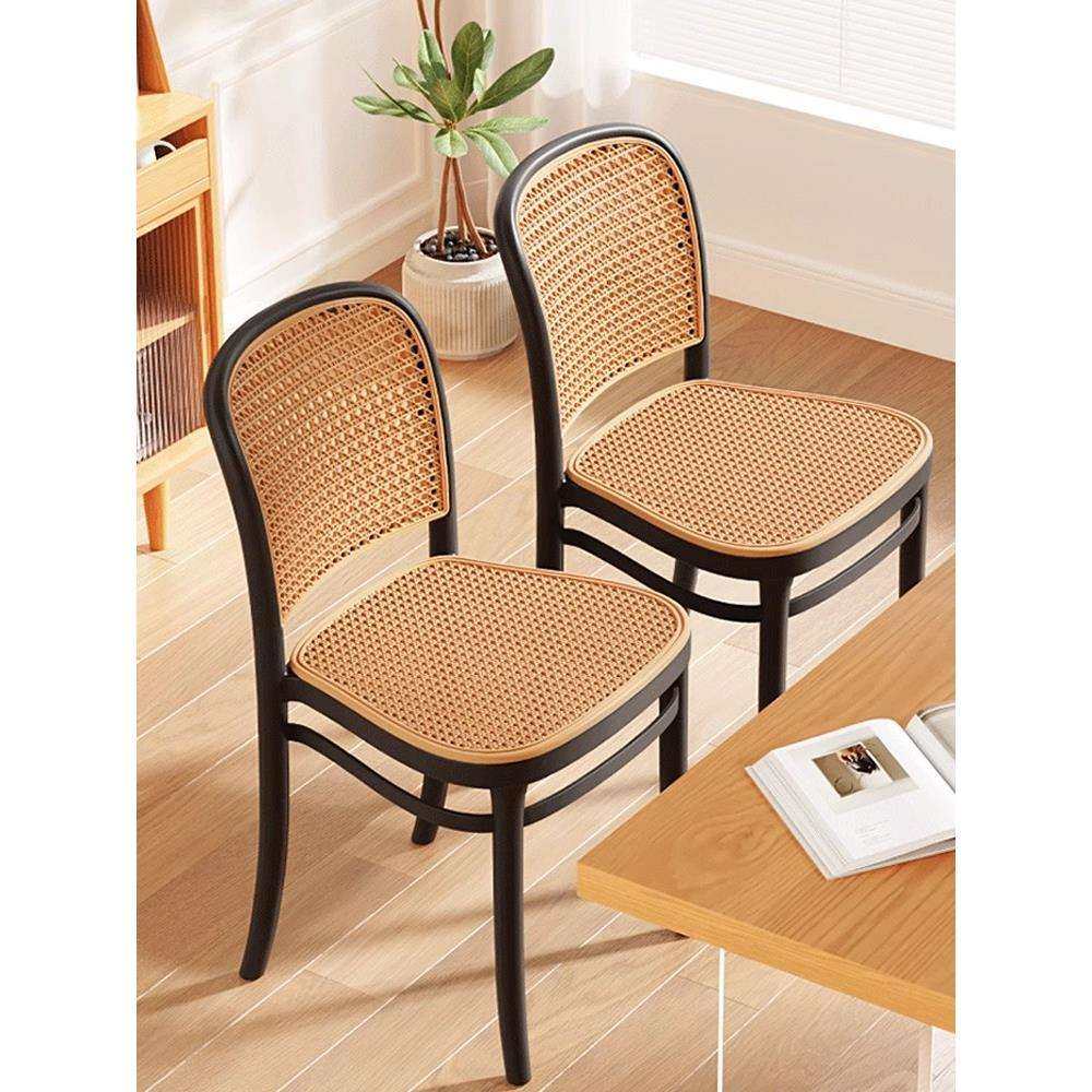 塑料椅子家用餐桌椅简约靠背椅可叠放餐椅久坐藤编椅凳子靠背,电子元器件市场,其它元器件,淘宝优惠券,粉丝福利购,淘宝优惠卷