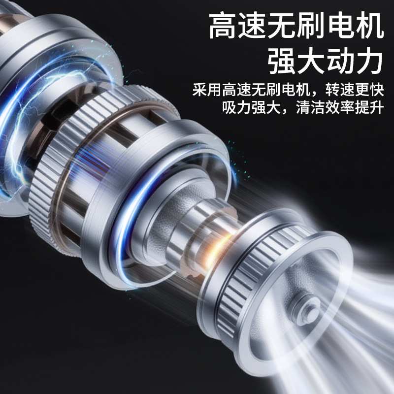 车载吸尘器无线无刷大功率两档调节吸吹一体家车两用便携手持迷你