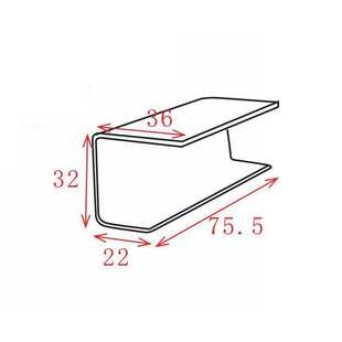 FC-2251意式极简现代家用舒适北欧桌子脚弯曲胶合板弯桉木多层板
