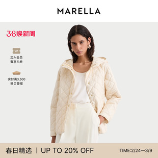 【2026早春新品】MARELLA 女装连帽棉服外套3481016402