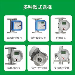金属管转子流量计指针数显氨水氯气防腐防爆不锈钢远传浮子流量计