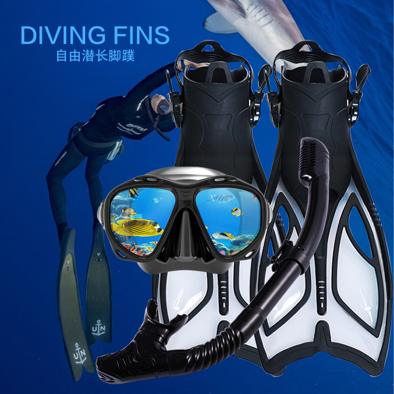 浮潜三宝装备全干式呼吸管潜水镜