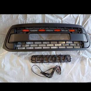 适用2009 TRD前中网格栅带灯 2013年丰田坦途tundra中网苔原改装
