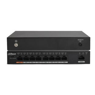 大华8口百兆POE交换机大功率 1百兆电口DH-S1500C-8ET1ET-DPWR