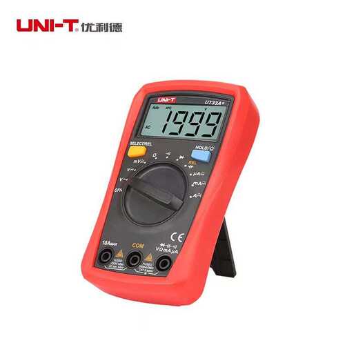 掌上型数字万用表家用数显万用表UT33A+/B/C/D电工测电容万用表