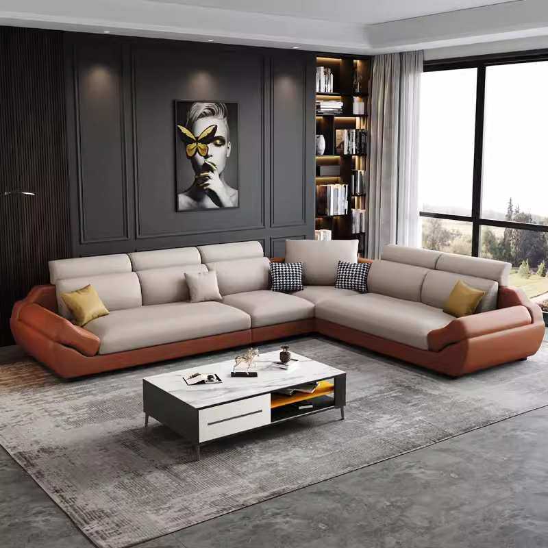 免科技布沙发现代简约客厅多功能转角组合大小户型U型六件套沙发,3C数码配件,USB灯,淘宝优惠券,粉丝福利购,淘宝优惠卷