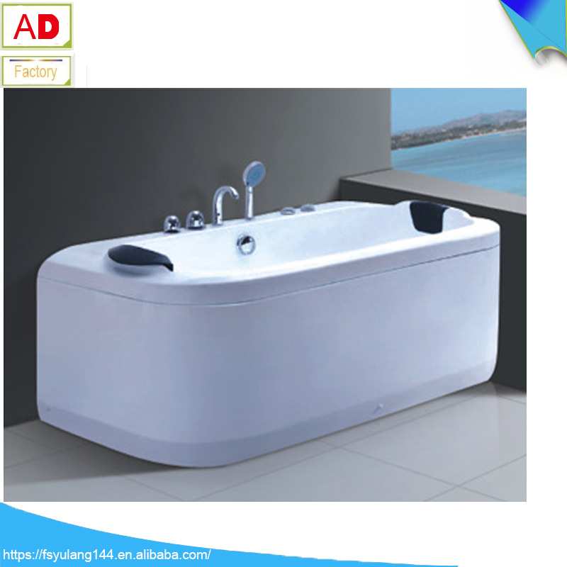 bathtub 浴池 冲浪浴缸 1.7米连体裙边智能按摩冲浪浴盆