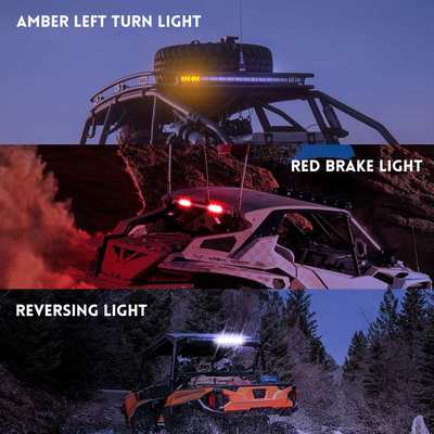 32inch超薄多功能刹车转向驻车 北极星UTV高位刹车灯