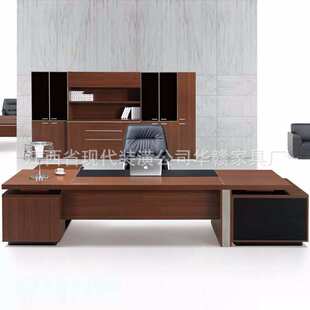 赣州南康办公桌厂家总经理办公桌办公家具厂家 简易现代办公桌