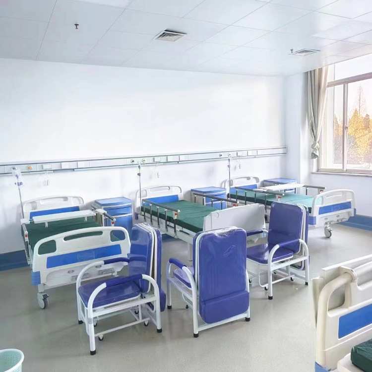 多功能病床手摇护理床单摇平板床 ABS双摇冲孔养老院床普通病床