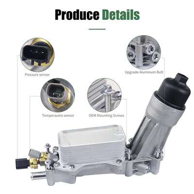 跨境68105583AF51发动机 机油冷却器 铝合金 oil FIlte adapter