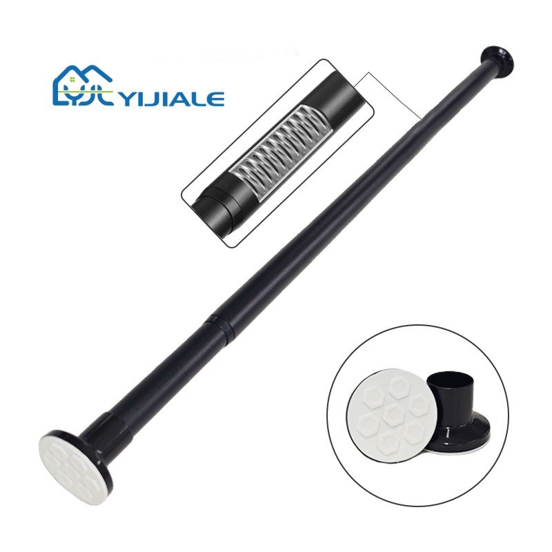 免打孔伸缩晾衣杆窗帘杆衣柜卫生间支撑挂衣杆晾衣架升收缩浴帘杆