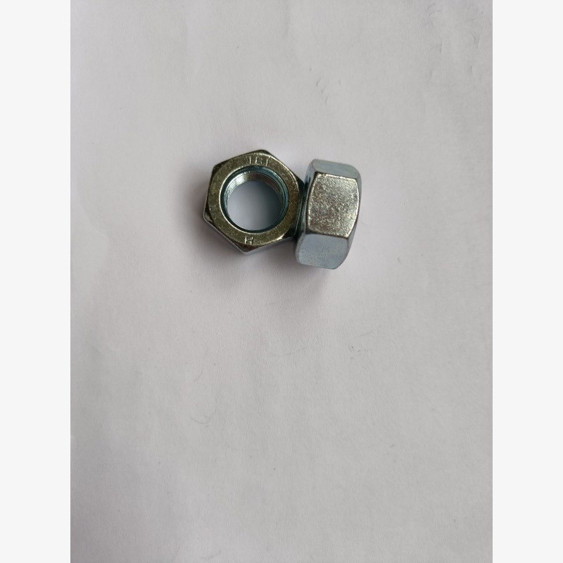 DIN934  M16X1.5细牙  六角螺母蓝白锌