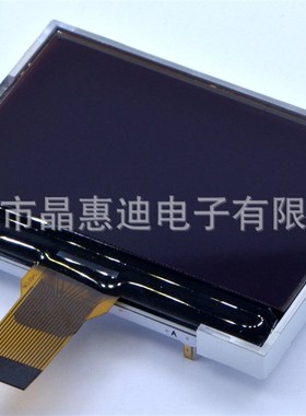 240160/超宽温/液晶模块/2.2寸/COG/LCD/FSTN/负显/黑膜/SPI/点阵