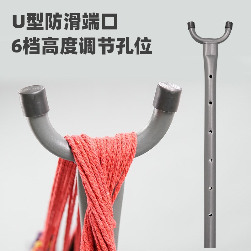 帆布户外防侧翻野营便携单人吊床双人秋千铁架子儿童室内家用支架