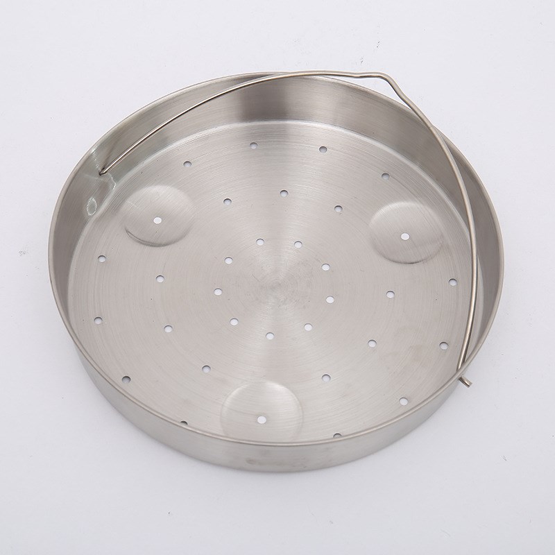 不锈钢蒸盘蒸片圆形家用蒸格蒸屉厨房蒸包子高脚蒸笼隔水蒸架