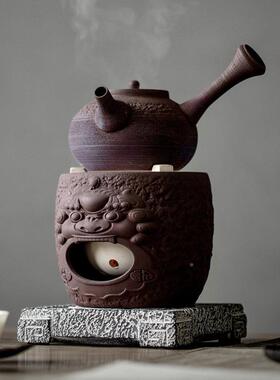 宜室茶话古古壶26547承围炉煮复泥茶碳隔热垫壶托垫功夫茶具茶道